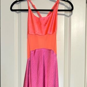 Forever 21 Pink and Orange Maxi Dress
